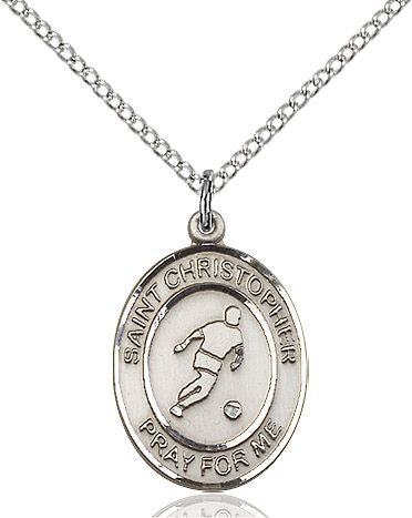 St christopher store soccer medal