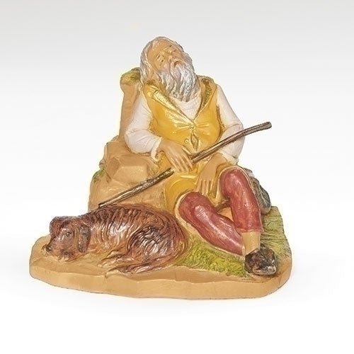 Abram the Shepherd with Dog, 5" scale