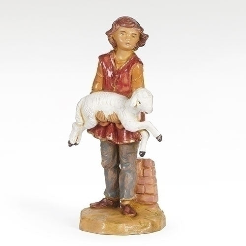 Ari the Young Shepherd with Sheep, 5" scale