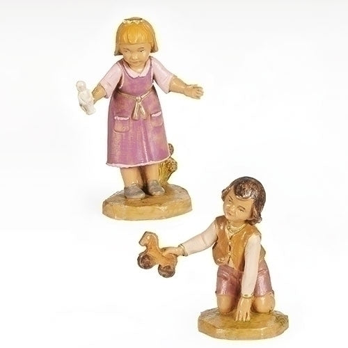 Cai & Ella Children, 2 pc set, 5" scale