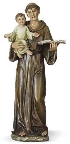 St. Anthony statue, 14.5" tall