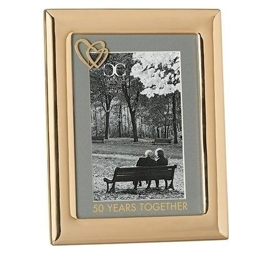 50 Years Together anniversary frame, 8.5" tall