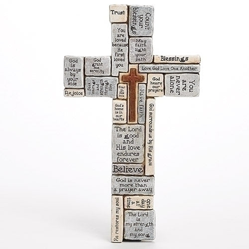 Wall Cross, 16" tall