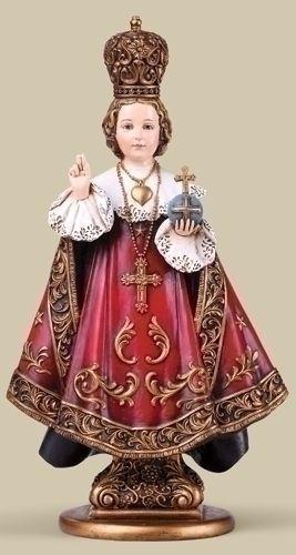 Infant of Prague statue, 10" tall