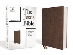 Jesus Bible, NIV Edition, Leathersoft, Brown, Comfort Print