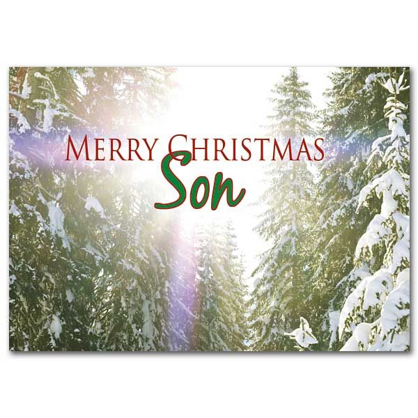 Merry Christmas Son card