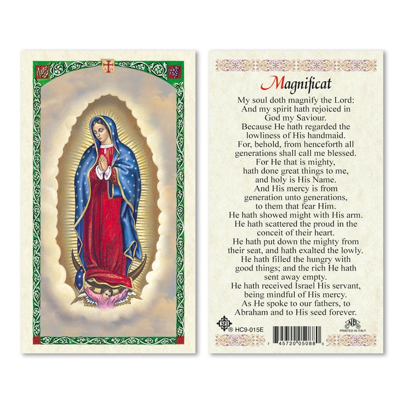 Our Lady of Guadalupe/Magnificat holy card