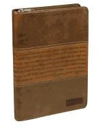 Strong and Courageous Zippered Journal