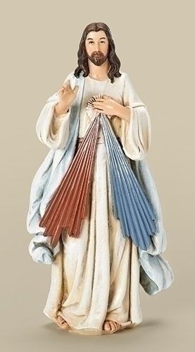 Divine Mercy statue, 6" tall