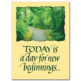 Today New Beginnings card