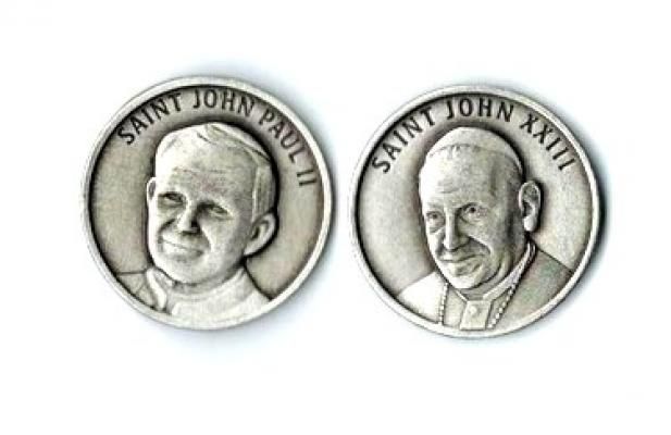 St. JPII JXXIII ROUND token