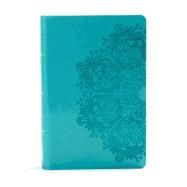 Large Print Personal Size Reference Bible: KJV, Teal Leathertouch Indexed