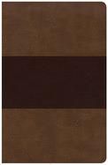 Personal Size Reference Bible: KJV, Saddle Brown Leathertouch - Large Print