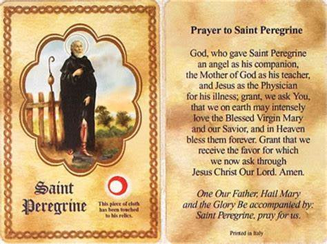 Relic Card, St. Peregrine