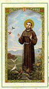 St. Francis Peace Prayer holy card