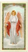 Novena to Our Guardian Angel holy card