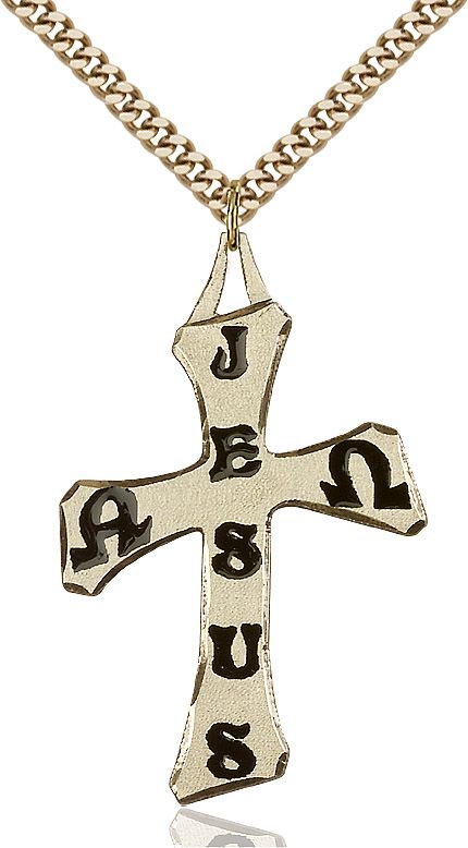 Cross medal 60622, Gold Filled