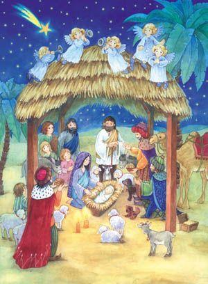 Nativity Traditional Advent Calendar