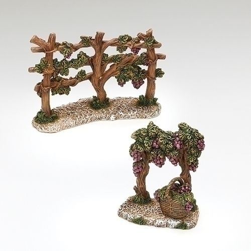 Vineyard Fence, 2 pc set, 5" scale