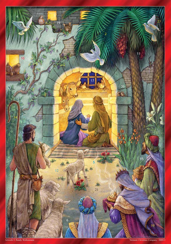 Peaceful Nativity Advent Calendar