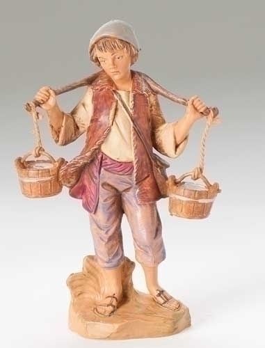 Noah with water bucket, 5" scale