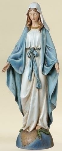 Our Lady of Grace statue, 14" tall